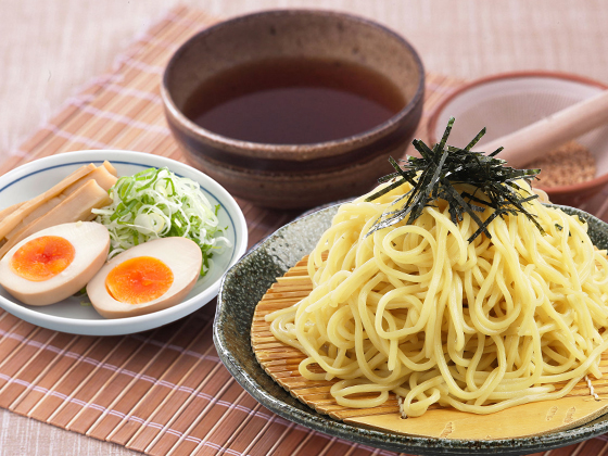 冷ゆずしょうゆ　つけ麺